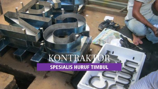 Kontraktor Huruf Timbul Murah No 1