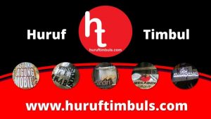 jasa huruf timbul